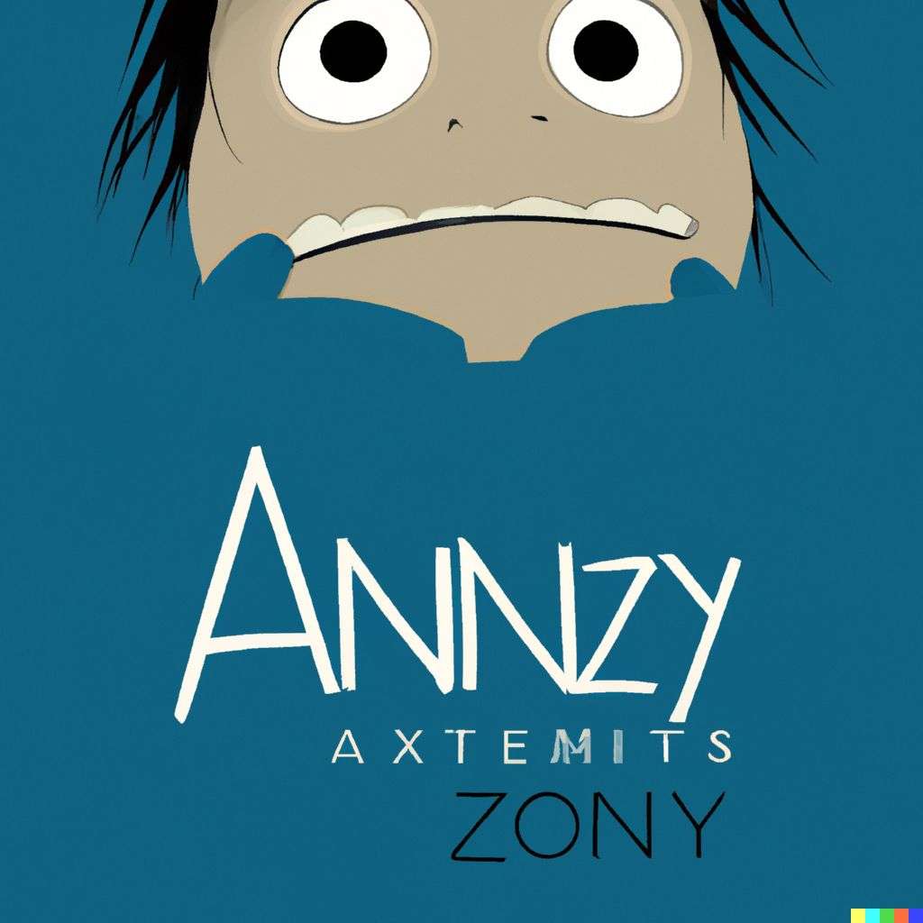 a representation of anxiety, promotional poster for a Disney movie